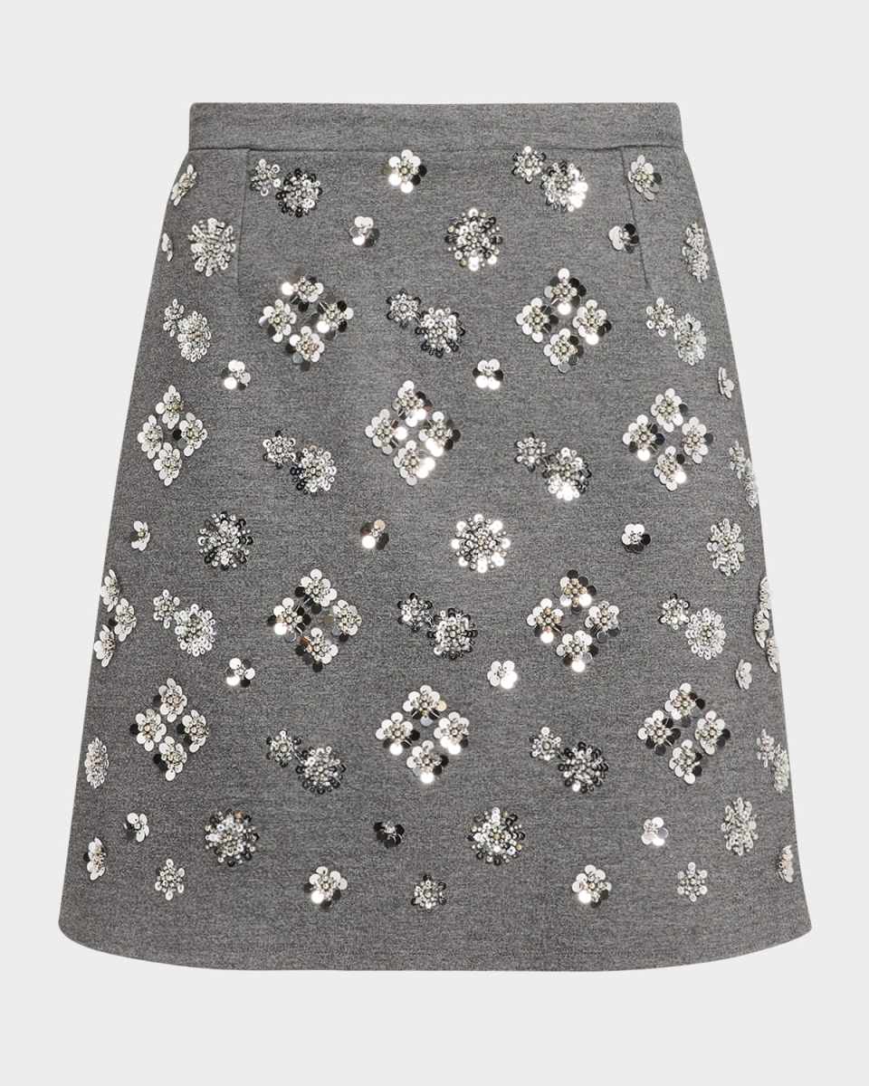 Monza Sequined Mini Skirt